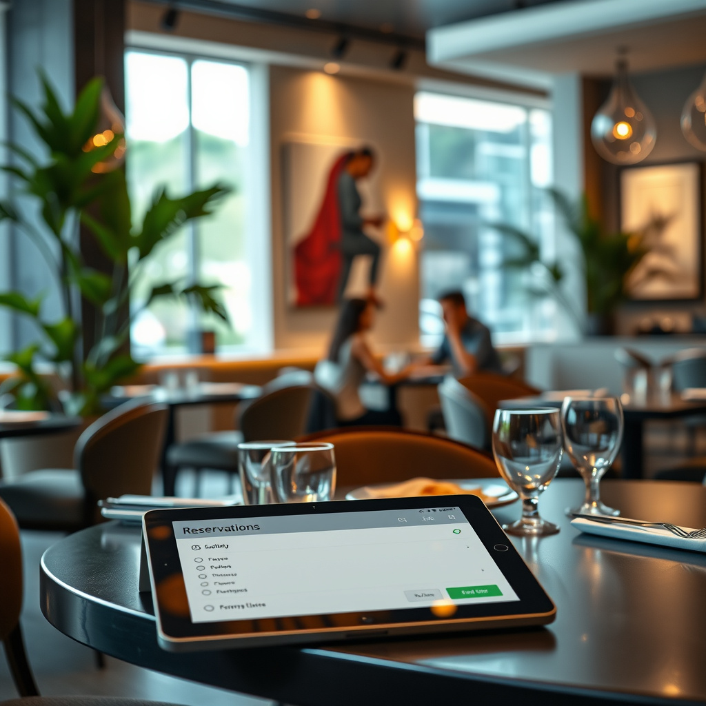 Imagem sobre reservas online para restaurantes