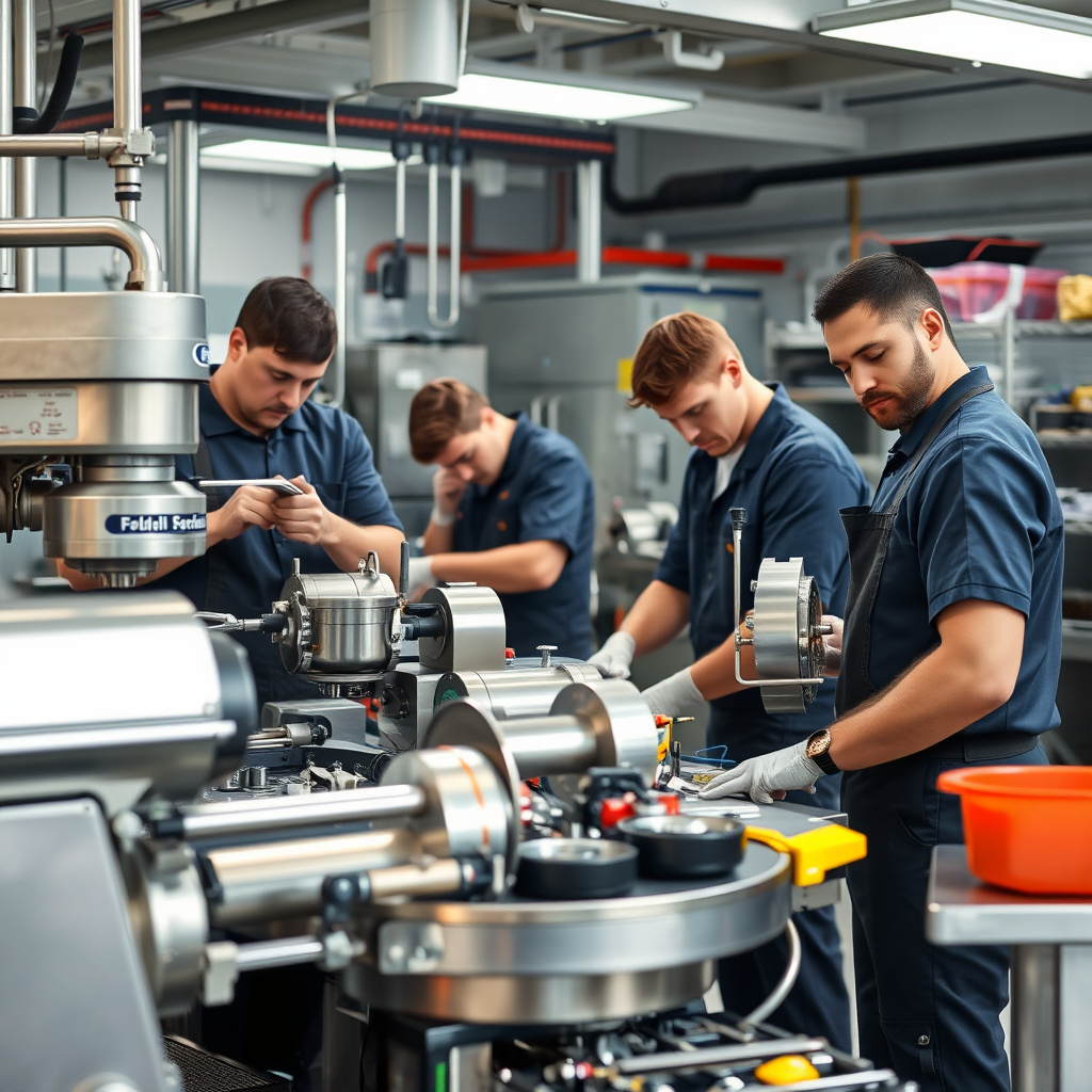 Imagem sobre manutenção de máquinas para processamento de alimentos