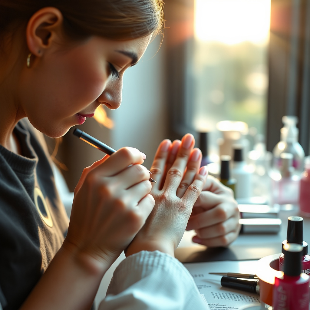 Como Combinar Técnicas de Nail Art com Cuidados de Manicure? Imagem sobre Como combinar técnicas de nail art com cuidados de manicure?