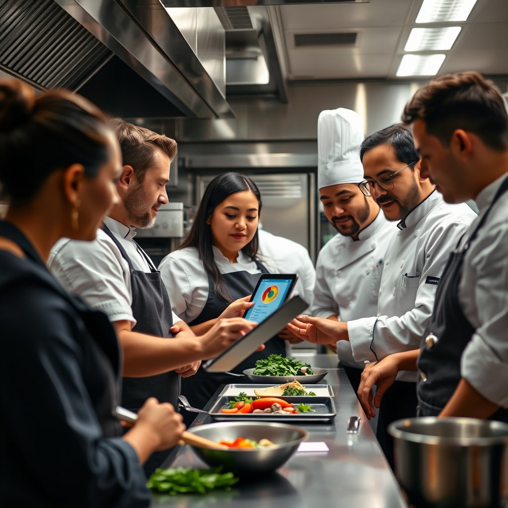Imagem sobre formação de equipe de restaurantes usando IA