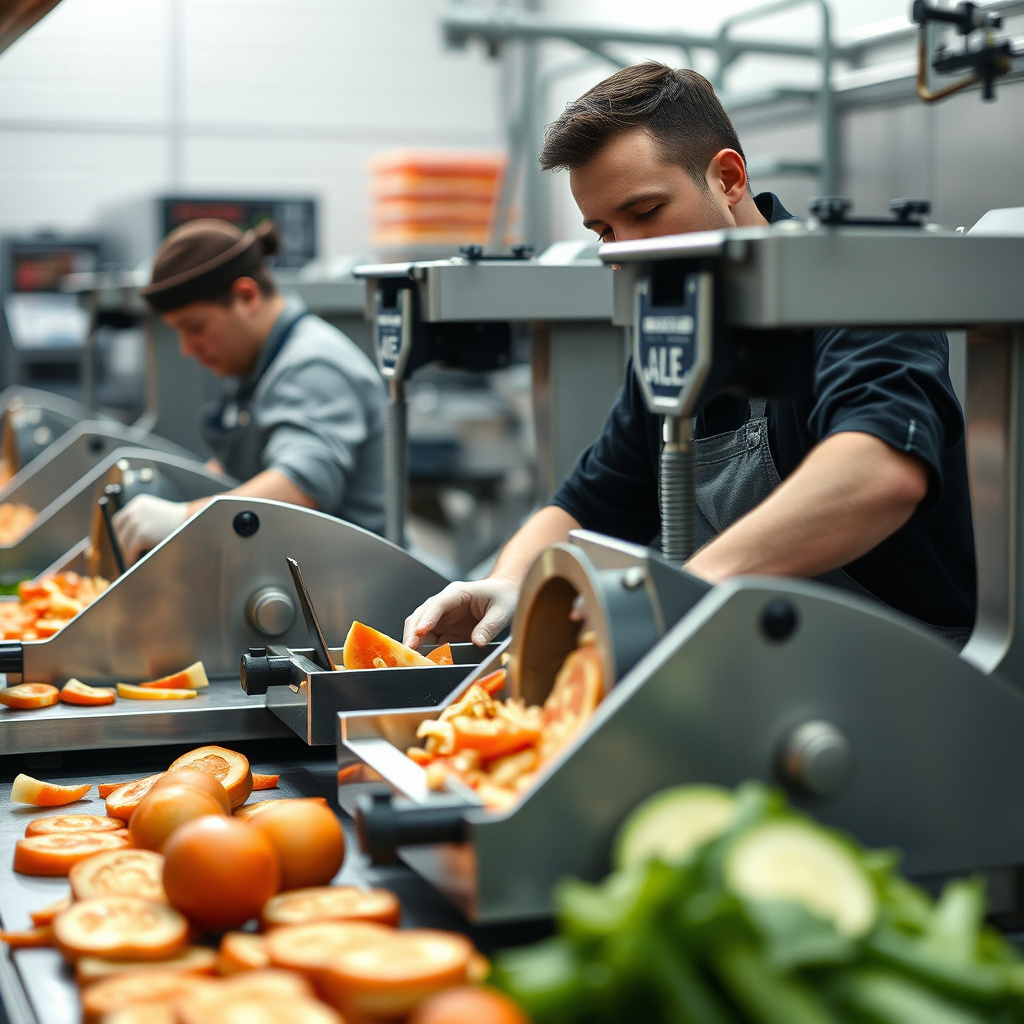 Como Cortadoras e Filetadoras Industriais Aumentam a Eficiência na Produção Alimentícia Imagem sobre cortadoras e filetadoras industriais