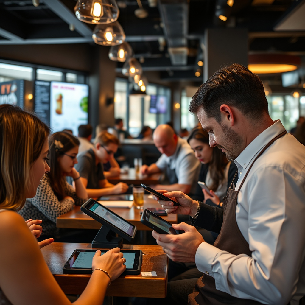 Imagem sobre indicadores de desempenho de restaurantes com tecnologia