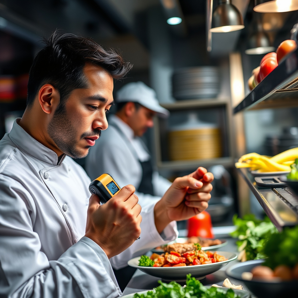 Imagem sobre tecnologia aplicada à segurança alimentar em restaurantes