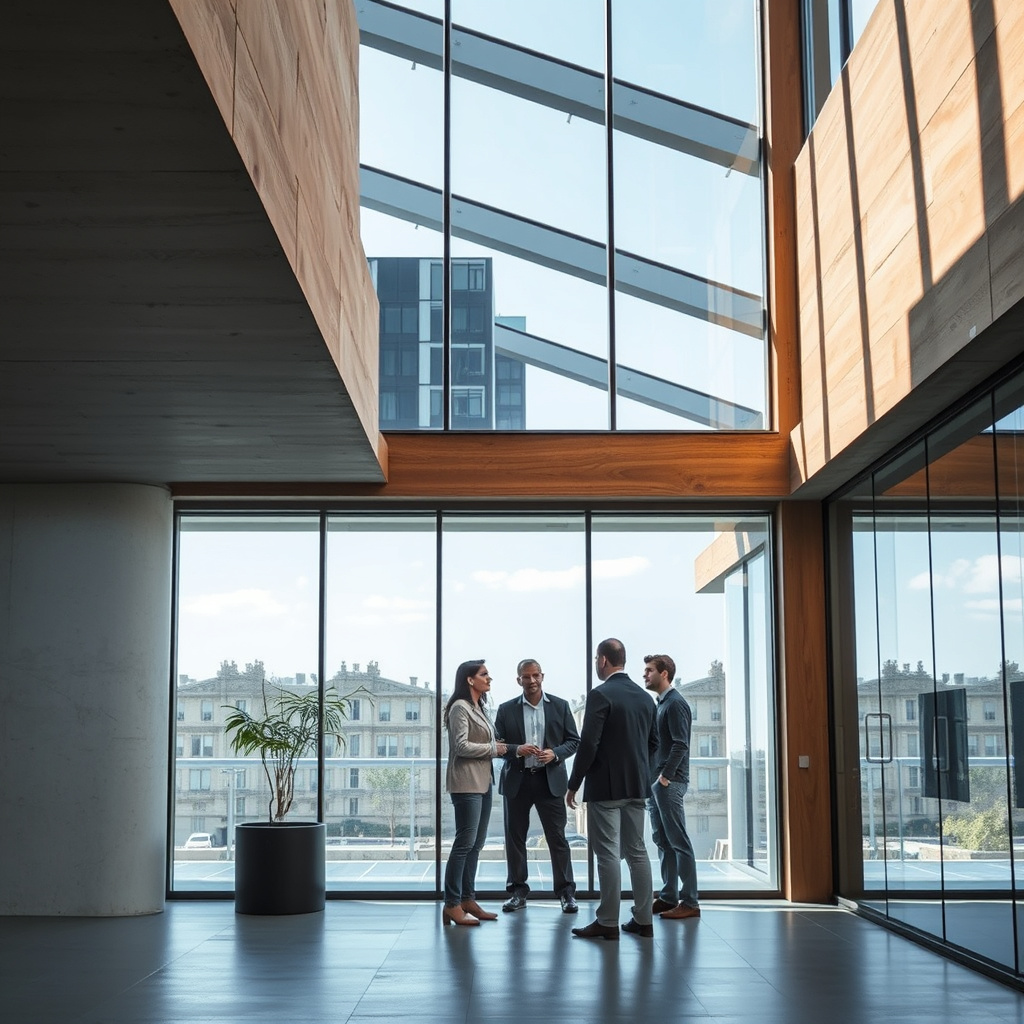 Imagem sobre soluções de structural glazing para obras