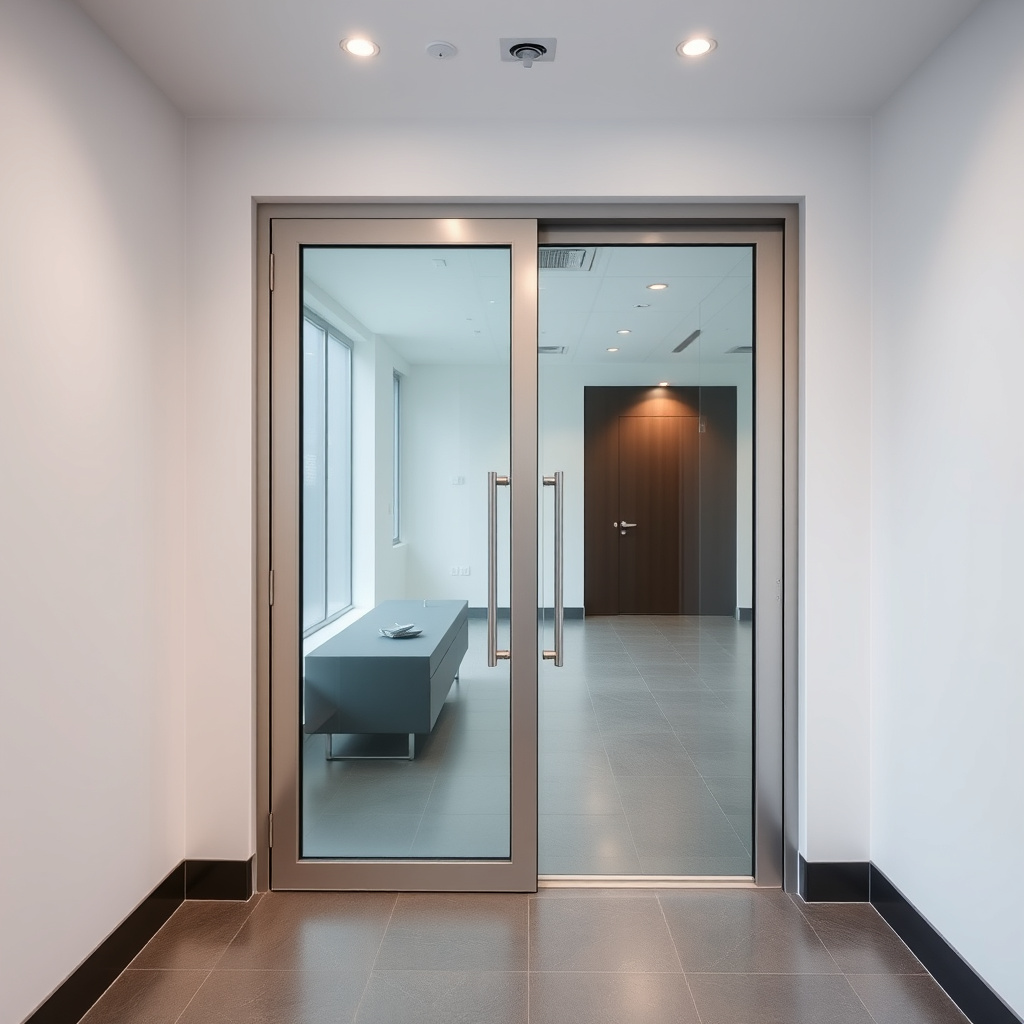 Imagem sobre portas de correr em alumínio modernas