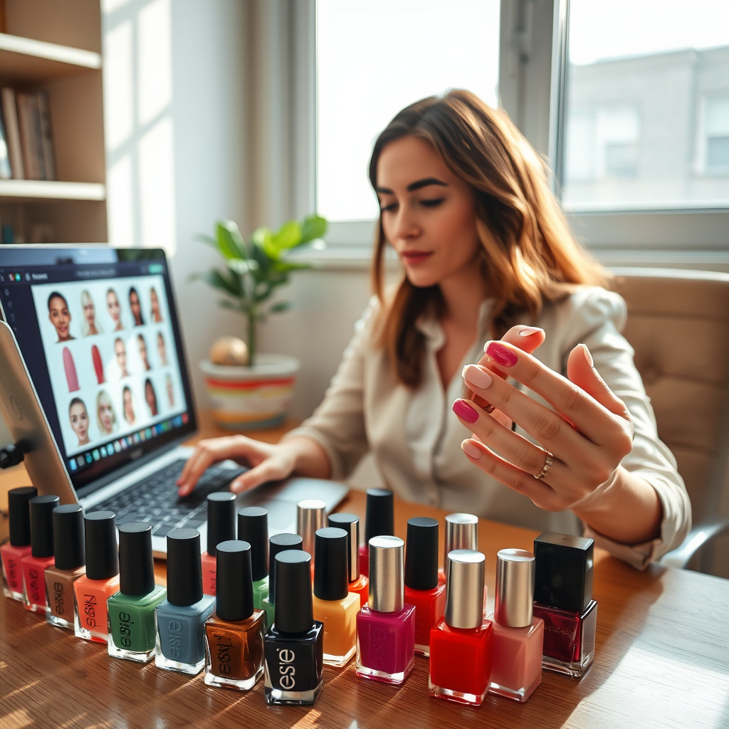 Como Escolher Esmaltes com IA para Unhas Perfeitas Guia completo sobre como escolher esmaltes com IA
