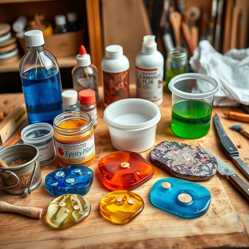 Guia completo sobre materiais para artesanato resina epóxi