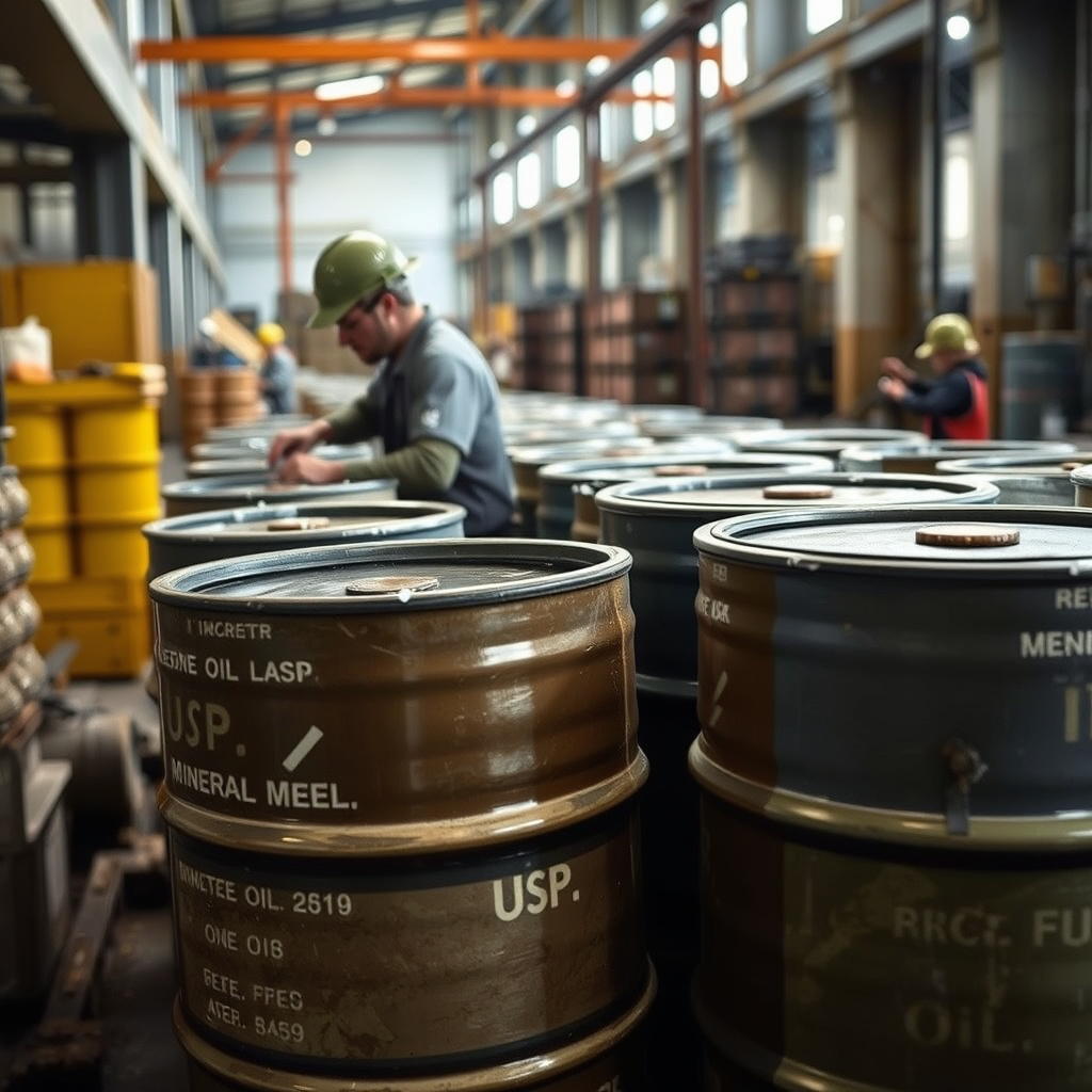 Guia completo sobre importação de óleo mineral USP para fábricas