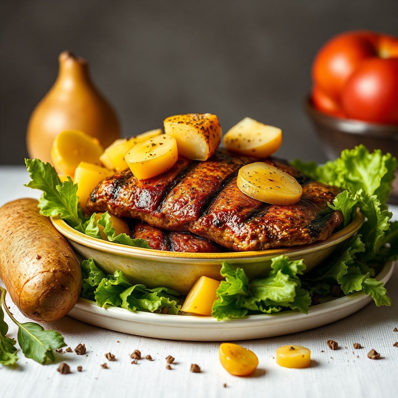 Imagem sobre carne de panela com batata e cenoura