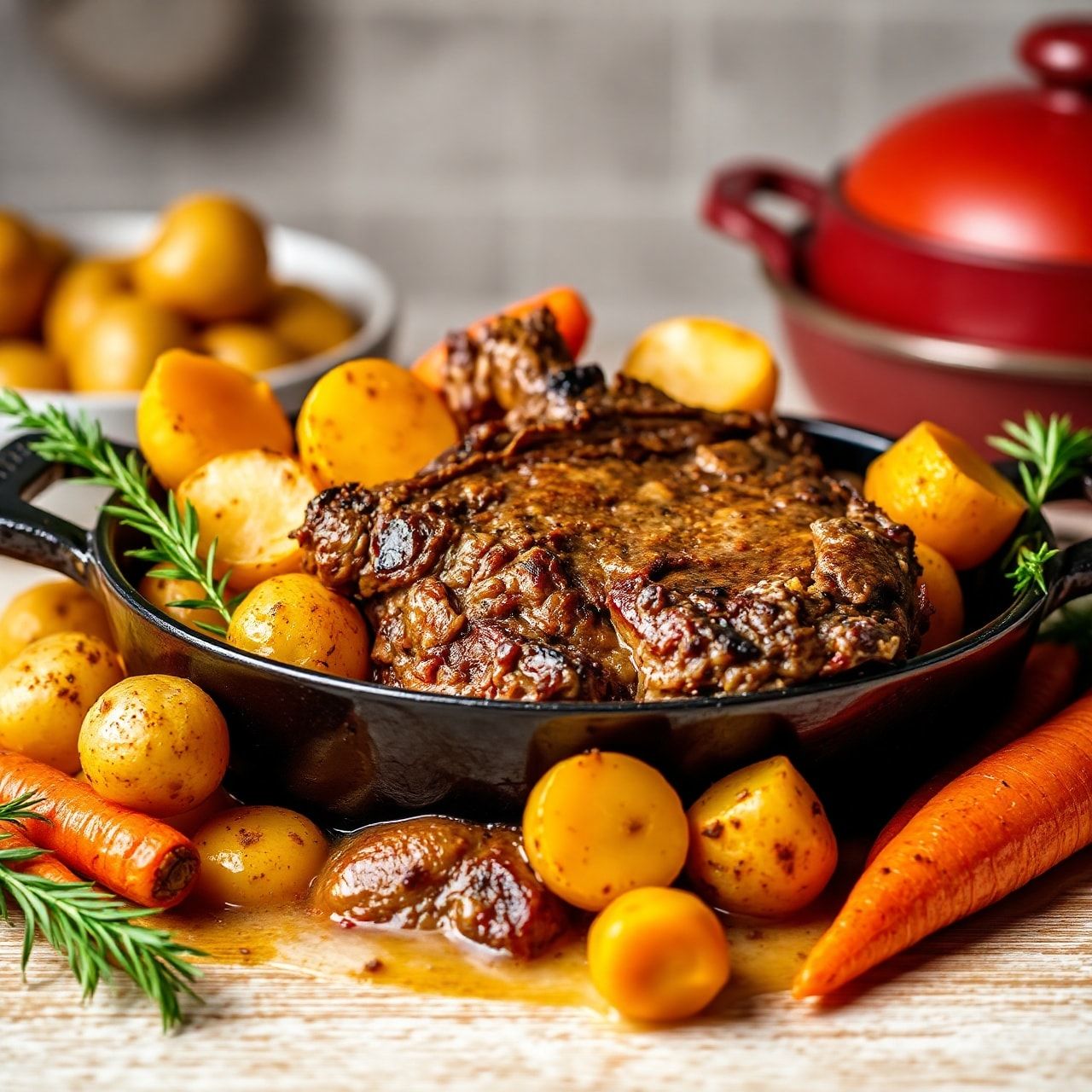 Imagem sobre receita de carne de panela com batata e cenoura