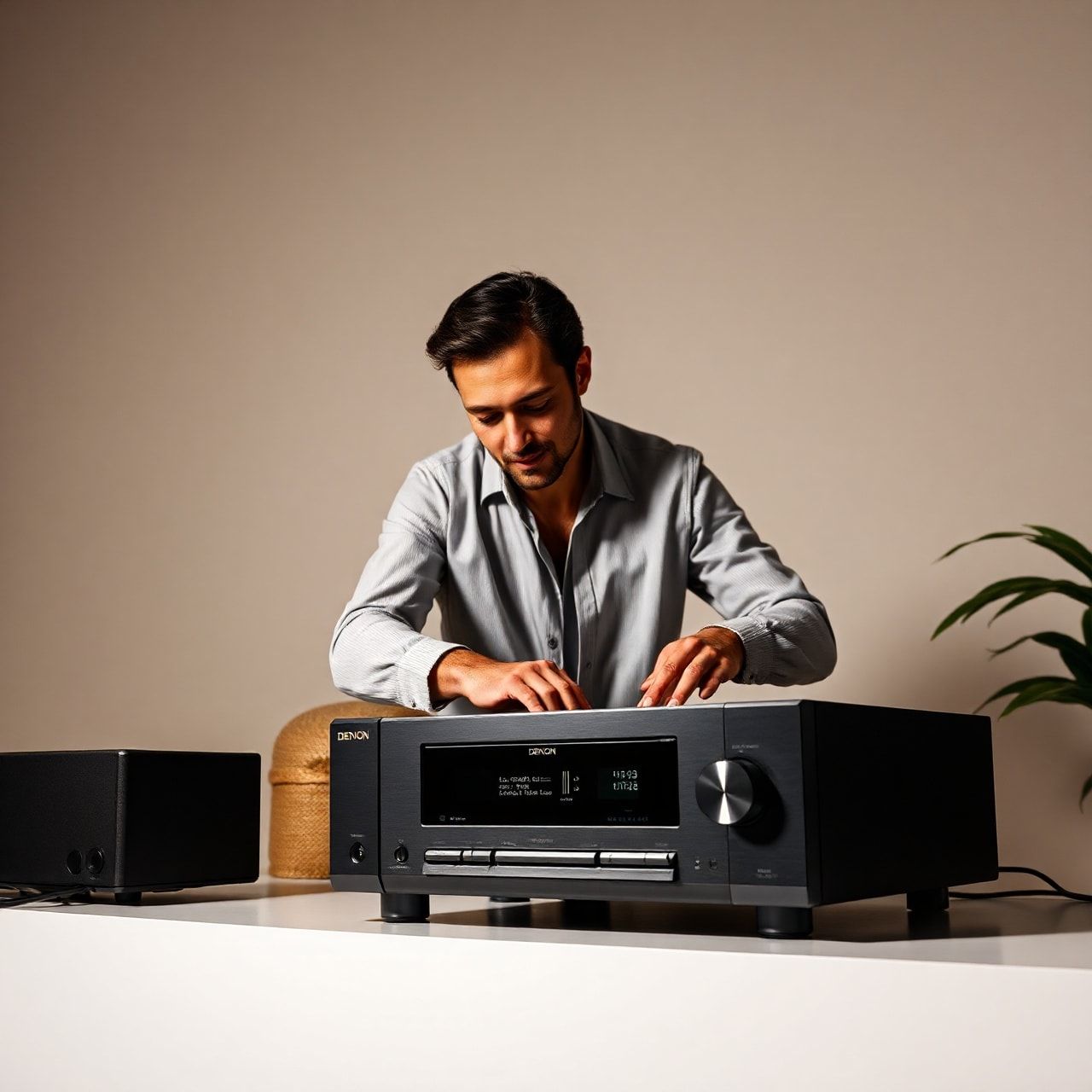 Imagem sobre CD Player Denon DCD-900NE DSD 2.8/5.6 AL32 Processing Plus